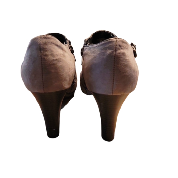 Solesenseability, Ankle Boots, Heel, Gray, Side Buckle, Soft Outside, Women 8.5 - Picture 3 of 4